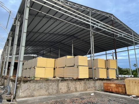 Công trình nhà máy chế biến nông sản Công Ty Tín Đạt Cái Bè - Tiền Giang 